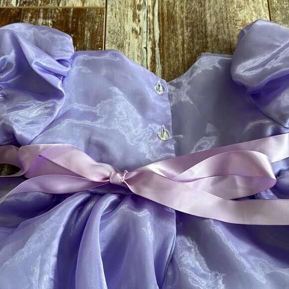 Vintage Full Circle Pageant Dress Tip Top Kids Ruffles Beading Lace Sequins - Picture 7 of 10